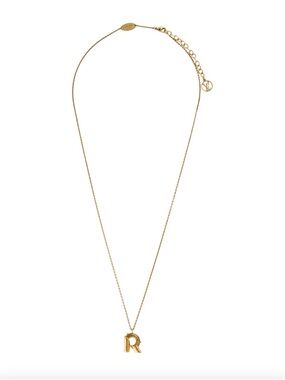 LV & ME Pendant Necklace Letter R